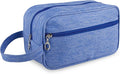 Toiletry Bag, Large Capacity Travel Bag for Toiletries, Waterproof Oxford Fabric Toiletry Organizer for Travel, Business Trips and Daily Use, Travel Essentials for Men or Women (Light Blue)