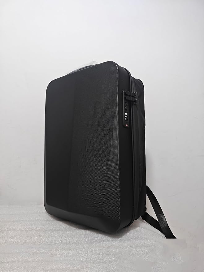 Anti Theft Backpack USB Bag for Men Hardshell Laptop Pack Trip Men's Travel Backpack Password Lock Bookbag (black)