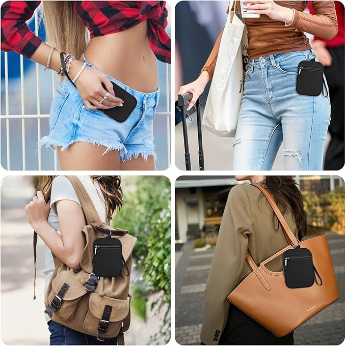 Hand Sanitizer Spray Case Compatible with T0uch-land, Hand Sanitizer Bag Zippered Pouch for Glow Mist and Power Mist