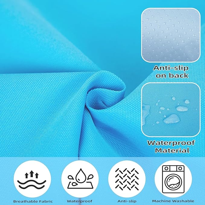 Toddler Airplane Bed, Airplane seat Extender for Kids,Kids Airplane Seat Extender Travel Bed,Airplane Must Have for Toddlers,Portable Baby Diaper Changing Pad, Kids Plane Footrest (Blue)