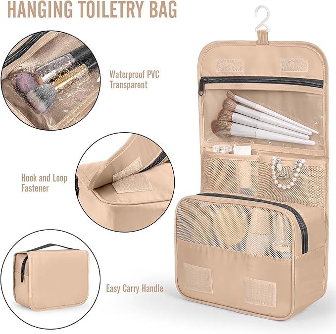 Veken 8 Set Packing Cubes for Travel Essentials, Suitcase Organizer Bags in 4 Sizes, Carry-On Luggage Accessories with Large Laundry Bag & Passport Holder, Must-Have for Airplane, Road Trip & Camping