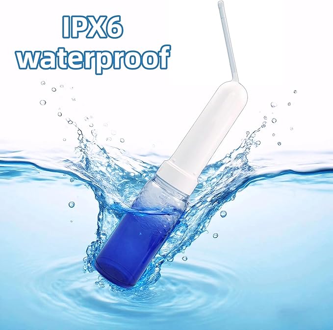 Portable Bidet for Travel & Postpartum Care - 320ML Handheld Peri Bottle with 3 Pressure Settings & 800mAh Battery, IPX6 Waterproof for Women Hygiene and Outdoor Use