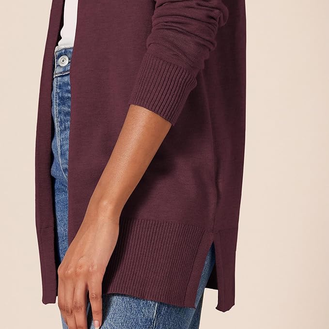 Amazon Essentials Women's Lightweight Long Sleeve Open-Front Cardigan Sweater (Available in Plus Size)