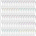 FairySandy 100 Pcs Traveling Bottles with Keychain 2oz Clear Plastic Hand Sanitizer Holder Keychain Empty Refillable Liquid Packing Container Squeeze Plastic Bottle with Lid,Rectangle