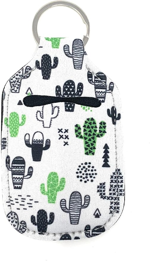 Daisy Lane Hand Sanitizer Holder for Backpack Kids Travel Size Baseball Softball Keychain
