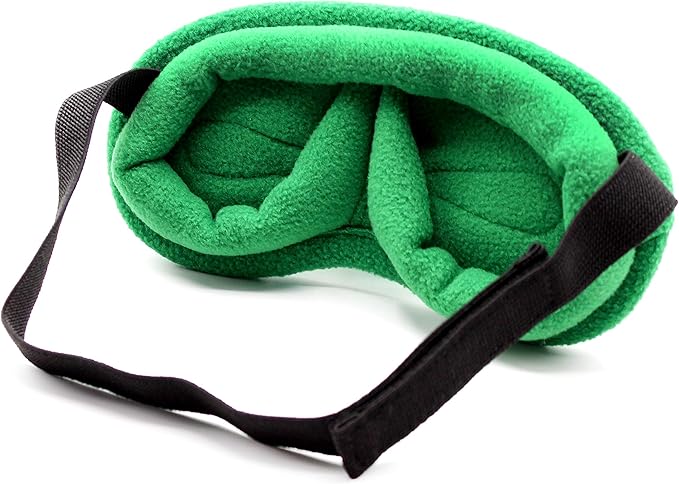 Wild Essentials Infinity Fleece Luxury Sleep Mask - Green Goddess