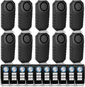 Bicycle Alarm System Anti Theft,USUPERINK Bike Alarms for Ebikes,113dB Bike Alarm,IP65 Waterproof,7 Levels of Sensitivity Adjustment,Suitable for Bicycles,Motorcycles,Electric Scooters,Ebike,10PK