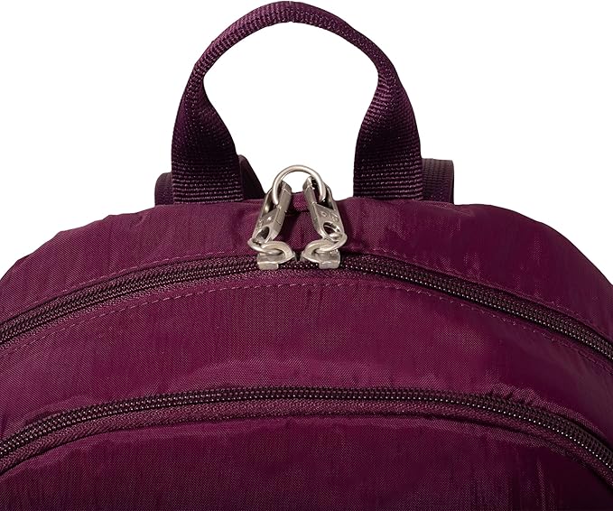 Securtex Anti-Theft Getaway Backpack - 9.4"x13"x5" Travel Safe Bag w/Locking Zippers, Slash-Resistant, RFID