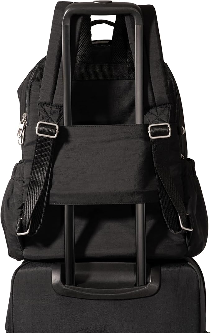 Baggallini Securtex Anti-Theft Laptop Backpack, Black