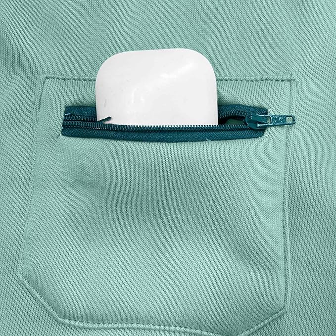 Zip Up Hoodie with Eye Mask Built In, Comfort Airplane Wearable Blanket Sweatshirt Men Women Sleep Clothes