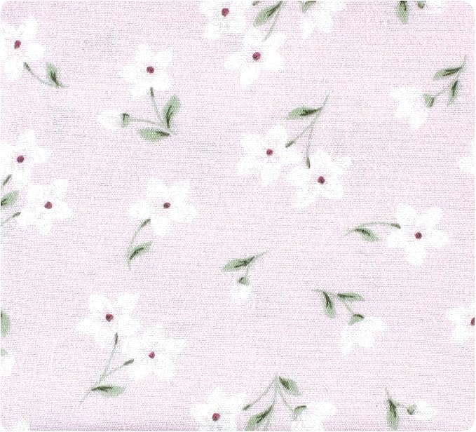 Hudson Baby Unisex Baby Cotton Flannel Receiving Blankets, Purple Dainty Floral, One Size