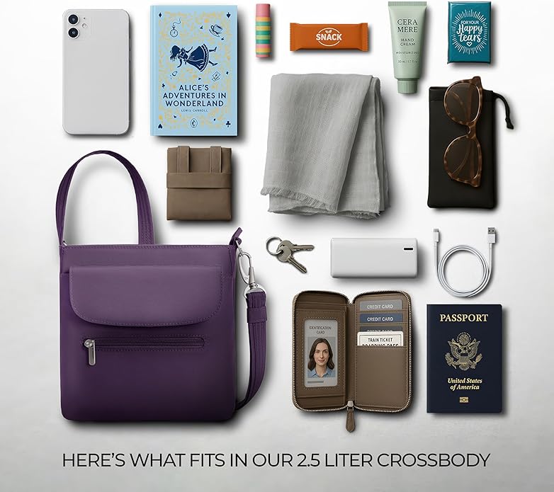 Travelon Anti-Theft Classic Mini Shoulder Bag