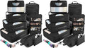 Veken 10 Set/8 Set Packing Cube for Travel Essential,Suitcase Organizer Bag in 4 Sizes,Carry-On Luggage Accessories with Laundry&Toiletry Bag, Airplane Must-Have,Road Trip&Camp Gift for Men(Pack of 2)