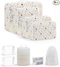 11 Set / 9 Set Packing Cubes for Travel,Gifts for Women Mom Kids,TSA Approved Bags for Makeup, Cosmetic, Toiletry, Organizers for Suitcase Carry On,Cruise Essentials Airplane Accessories,White Floral