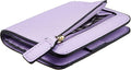 Toughergun Women’s Small Slim Leather Wallet with RFID Protection, Compact Bifold Mini Purse with Clear ID Window