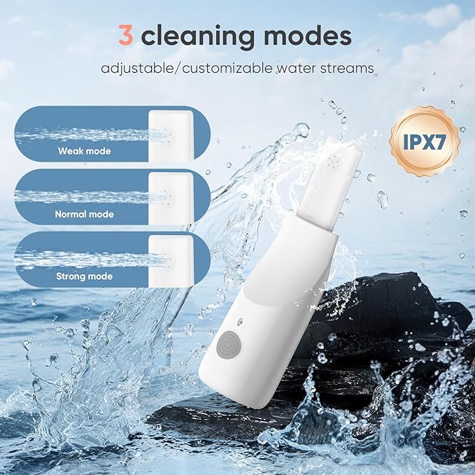 POCALAND Portable Travel Bidet & 8 PCS Disposable Urine Bag for Travel for Women/Men, for Camping, Traffic Jams