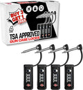 Cedar Mill Fine Firearms TSA Approved Gun Case Lock – Durable, Cut-Resistant Security TSA Locks for Gun, Pistol, Revolver Case or Firearms – Child-Safe Trigger Locks for Rifles and Shotguns