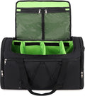 Scothen Sneaker Bag for Travel, Outdoor Sports Gym Bag Shoe Bags for 4 Pairs of Sneakers up to Size 14, Travel Duffel Bags with 3 Adjustable Dividers & Shoulder Strap, Sneakerhead Gift