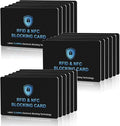 18PCS RFID Blocking Cards Premium Contactless NFC Debit Credit Card Passport Protector Blocker Set for Men & Women, Smart Slim Design Perfectly