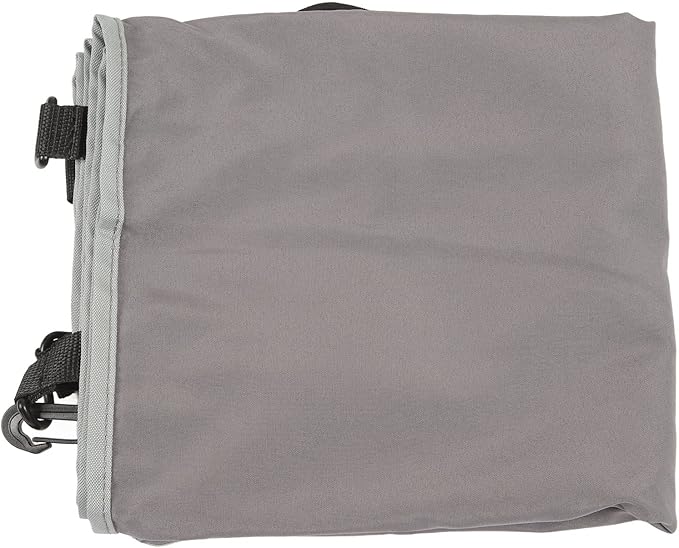 Ergonomic Airplane Footrest Hammock Cover Adjustable Travel Footrest for Improved Sitting Position on Planes Buses and Outdoor Seating (Grey)