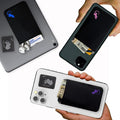 Phone Wallet - Adhesive Card Holder - Cell Phone Pouch - Stick on Lycra Pocket by Gecko - Carry Credit Cards and Cash