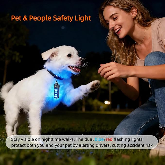 TECKNET Personal Safety Alarm 135dB with SOS Strobe Light for Women - Rechargeable& IPX4 Waterproof Running Lights with Clip On Torch & Low Battery Notice, Safety Siren for Travel Kids, Black