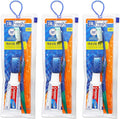 Dr. Fresh 3 Pack Travel Size Toiletries Bundle - Toothbrush, Cover, Toothpaste, Travel Bag - Mint Flavor - Soft Bristles - Reusable Travel Case - Perfect for Adults, Teens, Kids - TSA Approved