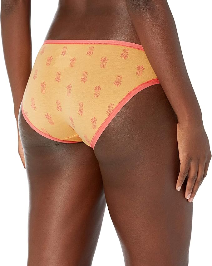Amazon Essentials Women's Breathable Cotton Bikini Brief Underwear with Full Coverage, Multipacks