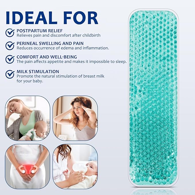Portable Bidet Peri Bottle Postpartum - 450ml(15oz) with Reusable Ice Packs, Manual Squeeze Travel Bidet Replaces Wet Wipes, for Women’s Personal Hygiene, Post-Birth Cleansing & Recovery