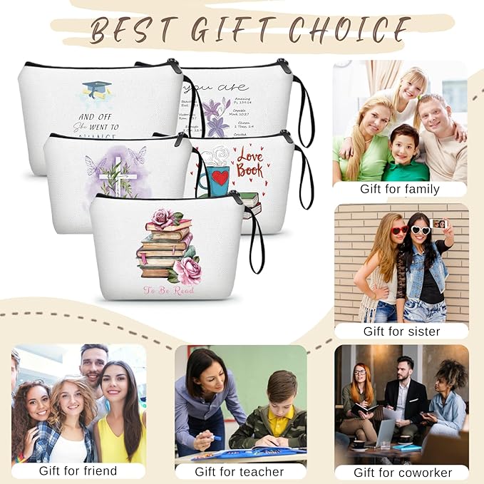 Graduation Gift for College 2026, Inspirational Graduate Present for Her, Masters Degree, Phd, Nursing & Nurse, Funny Makeup Bag for Women, Friend, Daughter, Sister