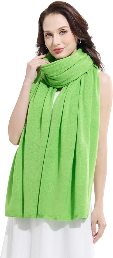 Soft Cashmere Blend Wrap Chic Scarf Stole for Women Wayfarer Travel Extra Large 87"x28"