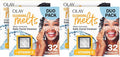 Olay Face Wash, Vitamin C Cleansing Melts, Daily Use Gentle Cleanser, For All Skin Types, Travel Size, Soft Citrus Scent, Water-Activated to Clean, Tone, and Refresh, 64ct (x 32ct), (Pack of 4)