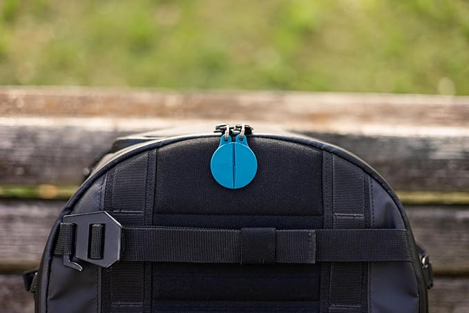 Bobino | Zipper Clip | 2 Pack Charcoal | Anti Theft Zipper & Backpack Lock | Purse Lock | Travel Safety