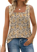 WIHOLL Women's Square Neck Tank Top