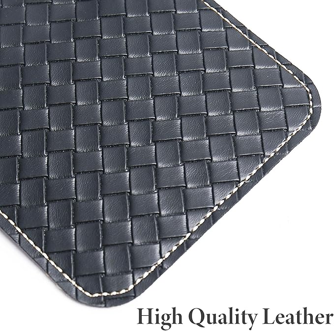 QIELIZI Airplane Travel Essentials for Flying Flex Flap Cell Phone Holder & Flexible Tablet Stand for Desk, Bed, Treadmill, Home & in-Flight Airplane Travel Accessories(1-Woven Black)