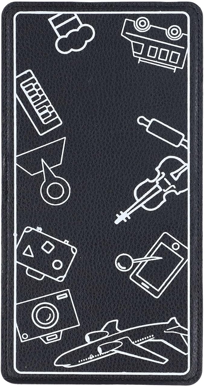 TOPINCN Airplane Phone Holder Mount, Flexible Phone Holder Airplane Travel Essential Airplane Tablet Holder Portable Cell Phone Stand for Flying Desk, Airplane Travel Accessories (Black)