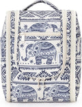 Narwey Small Hanging Toiletry Bag Women Travel Makeup Bag Organizer Toiletries Bag for Travel Size Essentials Accessories Cosmetics (Medium, Elephant)