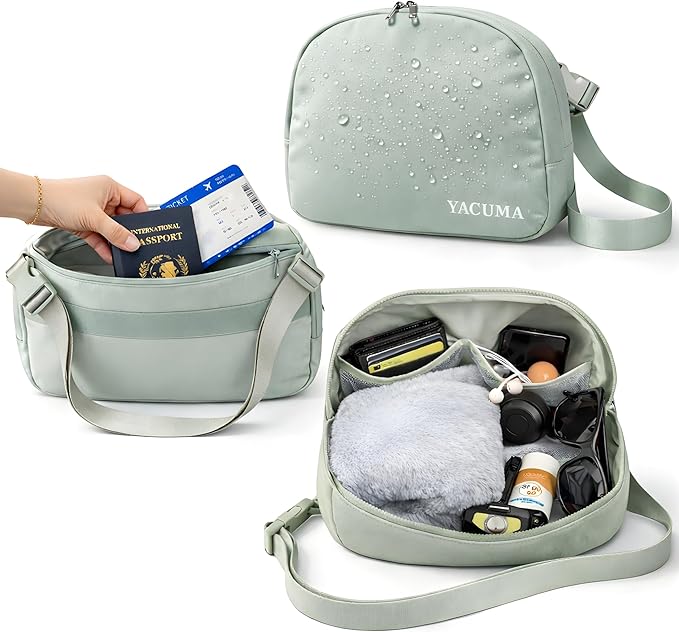 Travel Blanket Airplane – Ultra Soft Flannel 40”x60”, Compact & Lightweight with Organizer Bag, Cozy Travel Blanket for Flights, Road Trips, and Home Comfort