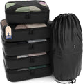 Shacke Packing Cubes for Travel 6 Set - Premium Luggage Organizer Bags - Versatile Travel Organizer for Women and Men - Optimized Packing Bags - Travel Essentials