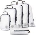 Extra Large Compression Packing Cube 6 Piece Set for Travel and Check Luggage by TRIPPED Travel Gear