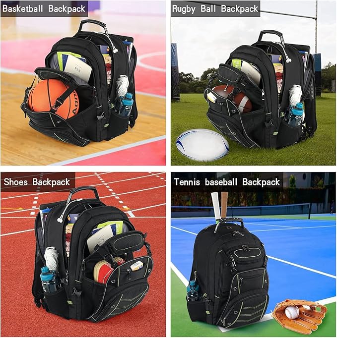 VECKUSON 18.4 Laptop Backpack for Men, 55L Extra Large Gaming Laptops Backpack,TSA Friendly Flight Approved and RFID Anti-Theft Pocket