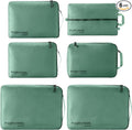 Eagle Creek Pack-It Isolate Extended Stay Set - Includes Shoe Sack, M Clean/Dirty Cube, 2x M Isolate Cube & 2x L - Travel Essentials - Willow Green