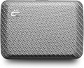 ÖGON -DESIGNS- Aluminum card holder with metal lock, RFID protection against fraud and demagnetization, compact wallet, Smart Case OSLO model
