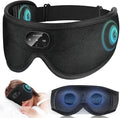 LC-dolida Sleep Headphones, White Noise Bluetooth Sleep Mask 3D Wireless Eye Mask for Sleeping, Sleep Mask with Bluetooth Headphones for Side Sleepers Travel Yoga, Cool Gifts for Men Women