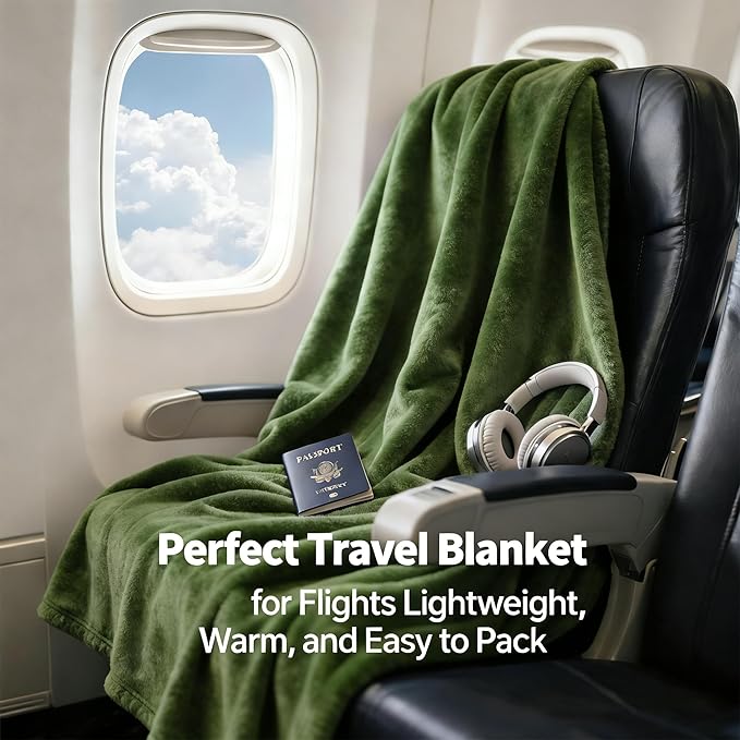 SNZ Wearable Blanket for Womens and Mens, Comfy Flannel Poncho, Snuggie Warm Shawl Wraps for Women, Birthday Gift Ideas
