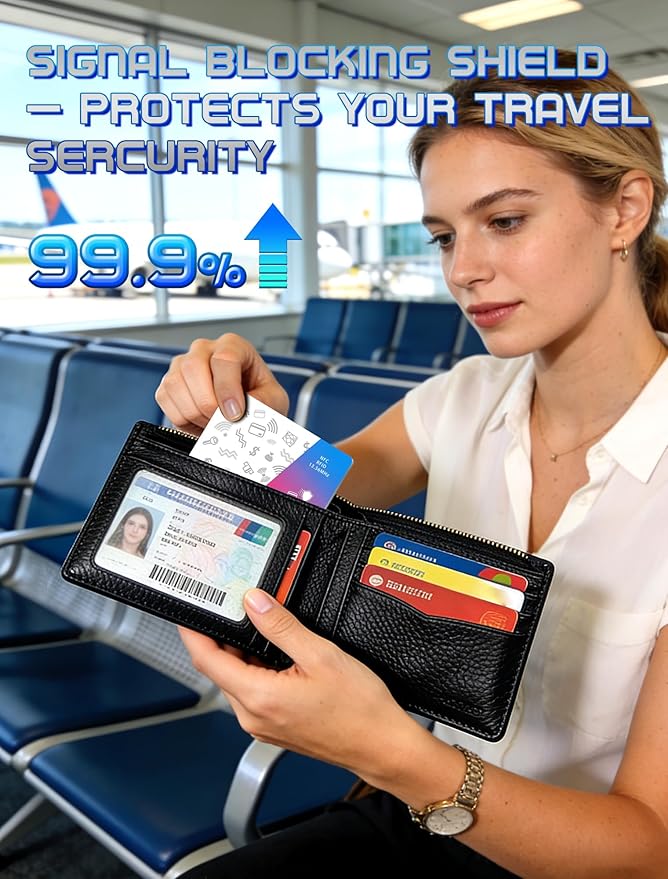 Magriffin 3-Pcs RFID Blocking Card: Bank ID Debit Credit Card Protector for Wallet - Passport Protection for Travel Security - Ultra Slim (0.29in,Gradient Purple)