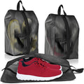 Shoe Bags for Travel, Set of 2 Pack Shoe Travel Bags for Packing, Large Waterproof Portable Travel Shoe Bag with Zipper Travel Gym Soccer Sneaker Golf Dance Essentials for Women and Men