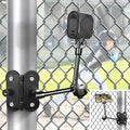 Magnetic Camera Fence Mount, Post Mount for Mevo Start/GoPro/Insta360/DJI OSMO Pocket 3/iPhone, Two 1/4'' Threaded Points Camera Magnet Holder for Game Changer Recording Baseball Softball Tennis Games
