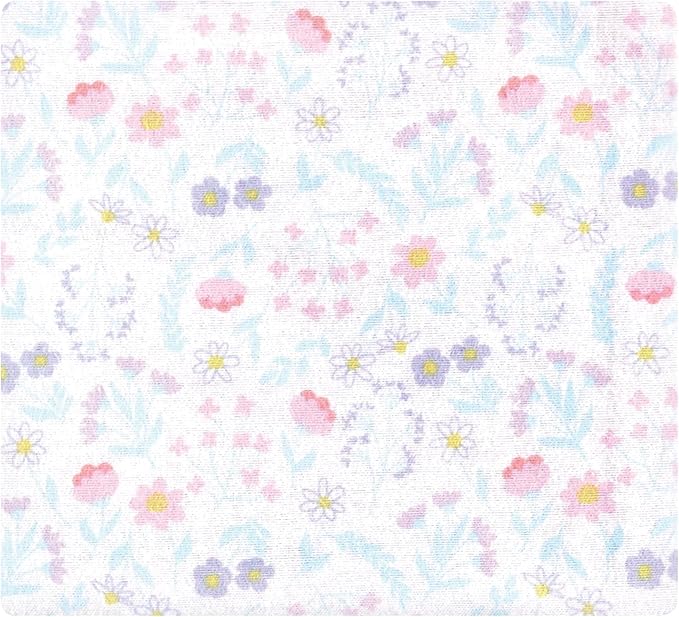 Hudson Baby Unisex Baby Cotton Flannel Receiving Blankets Bundle, Garden Fairies, One Size