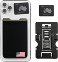 Phone Wallet - Adhesive Card Holder - Cell Phone Pouch - Stick on Lycra Pocket by Gecko - Carry Credit Cards and Cash